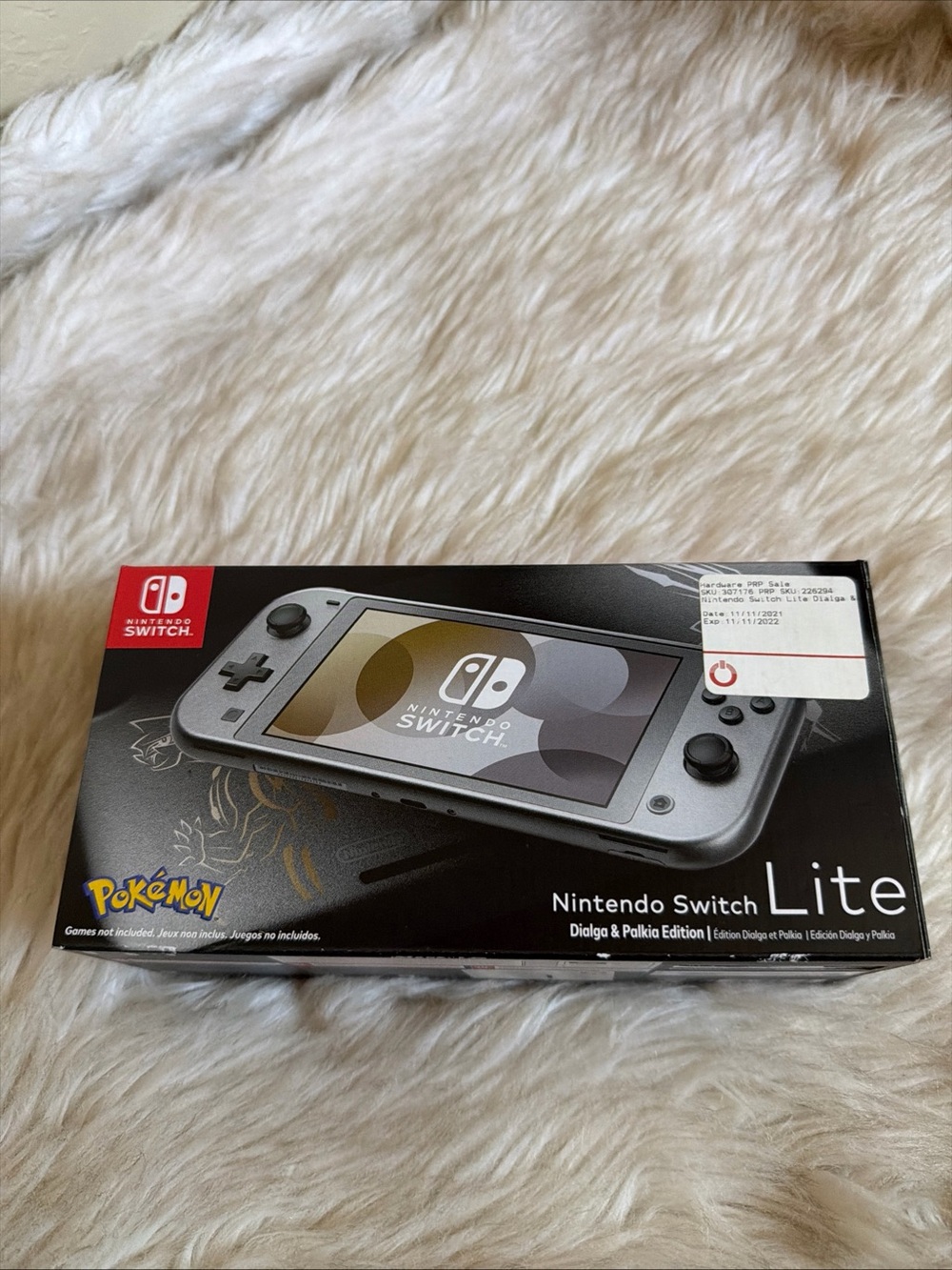 Nintendo Switch Lite Gray Pokémon Dialga & Palkia Design